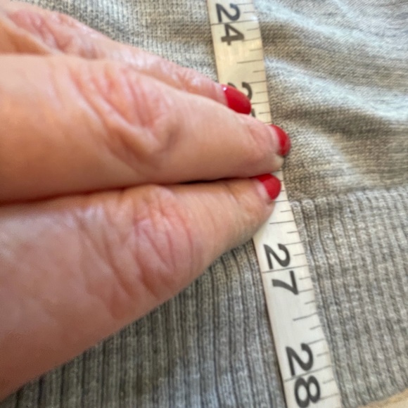 Calvin Klein V Neck Merino Wool Sweater Sz L - Picture 4 of 10